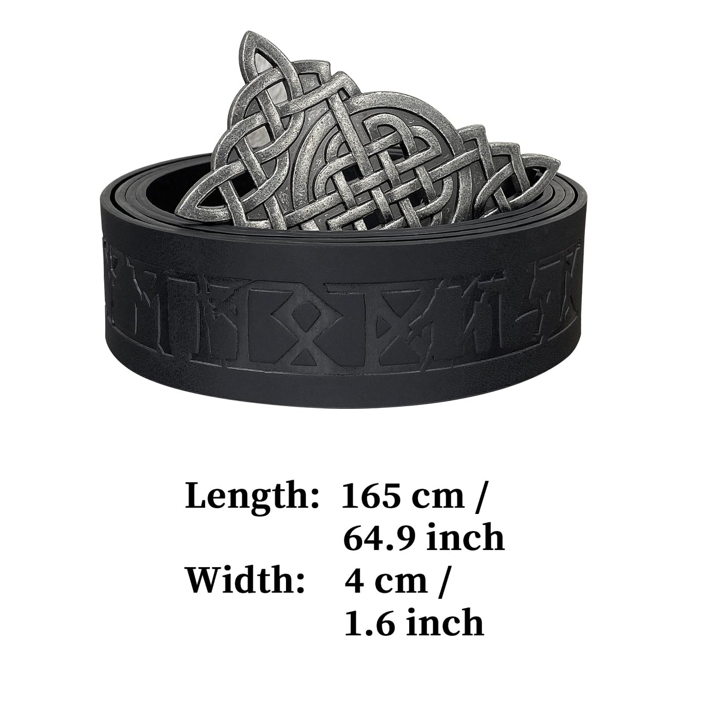 Viking Embossed Buckle Belt