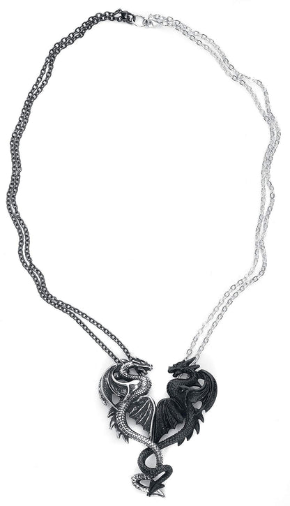 Draconic Tryst Necklace - Holiday Occasion Fashion Jewelry by Alchemy of England