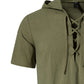 Modern Hemmed Summer Weight Cotton Tunic with Hood