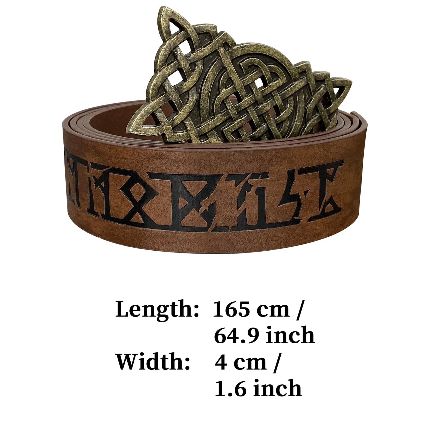 Viking Embossed Buckle Belt