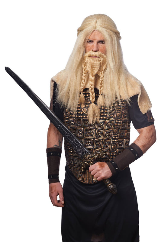 Costume Men's Viking Wig and Beard Set