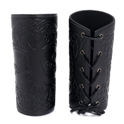 GORGECRAFT Leather Bracers Arm Armor
