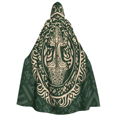Yggdrasil Witch's Cloak Tree of Life Druidic Cloak