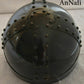 Black Steel Gjermundbu Medieval Viking Helmet