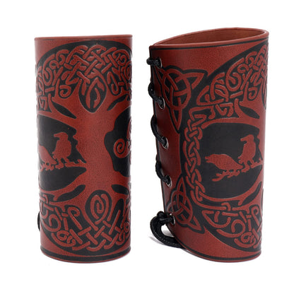 GORGECRAFT Leather Bracers Arm Armor