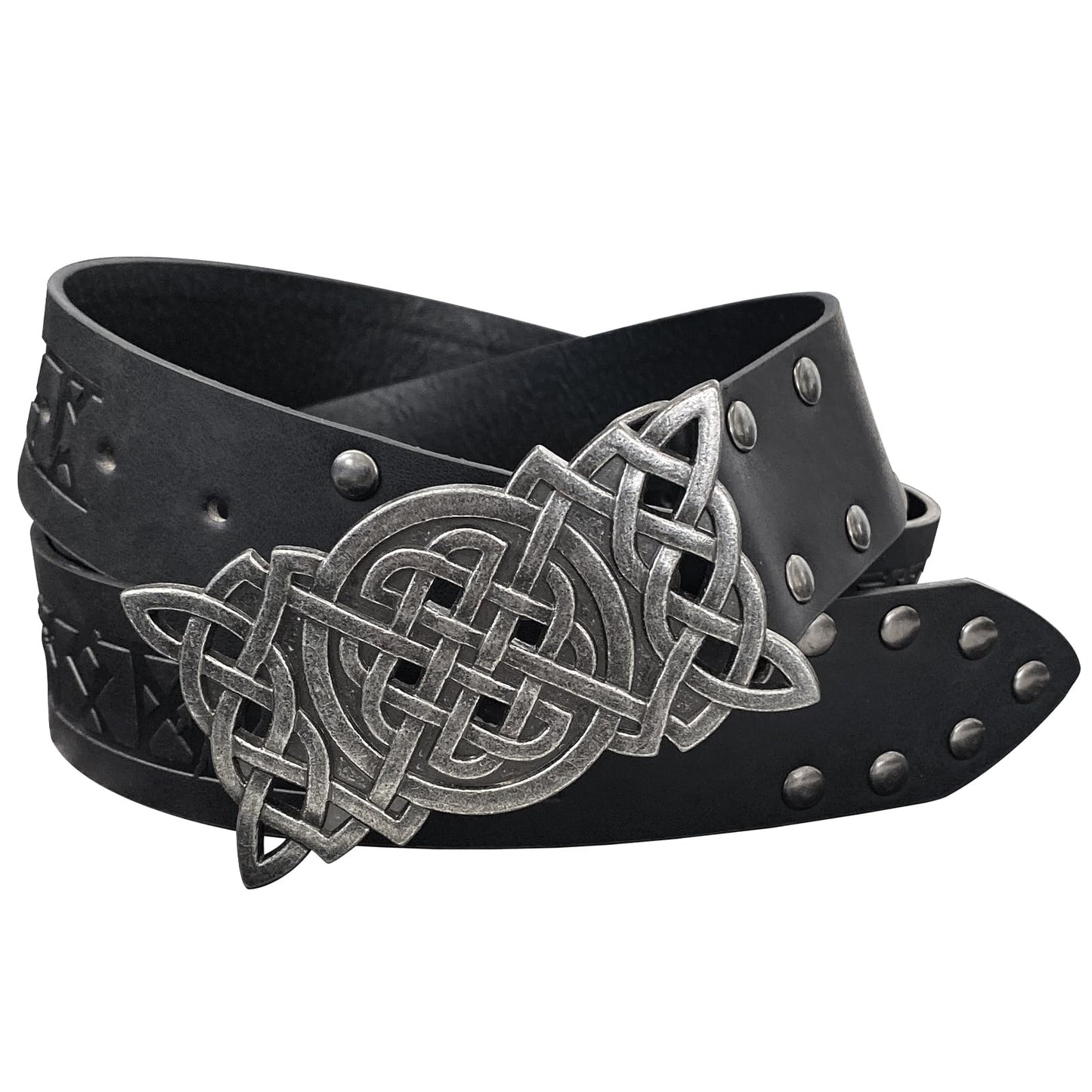 Viking Embossed Buckle Belt