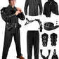 Men's Renaissance Costume Set Shirt Pants 8 Pcs