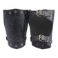 GelConnie Leather Gauntlet Wristband Viking Leather Arm Guard Medieval Armor Bracers Leather Armband Wrist Guards Cosplay Black Leather Bracers