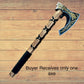 AX-7000 Custom Gift Forged Carbon Steel Viking Axe with Rose Wood Shaft, Viking Bearded Camping Axe (AX-7000) (AX-7000) AX-7000