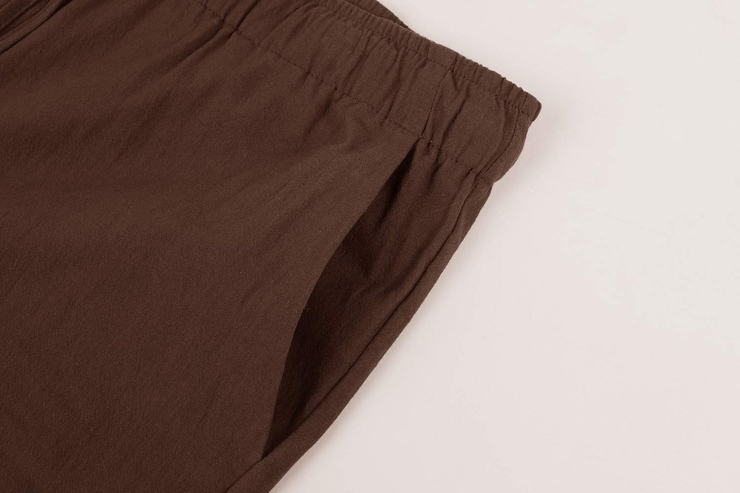 Calf-Length Tie-Hem Ketill Pants