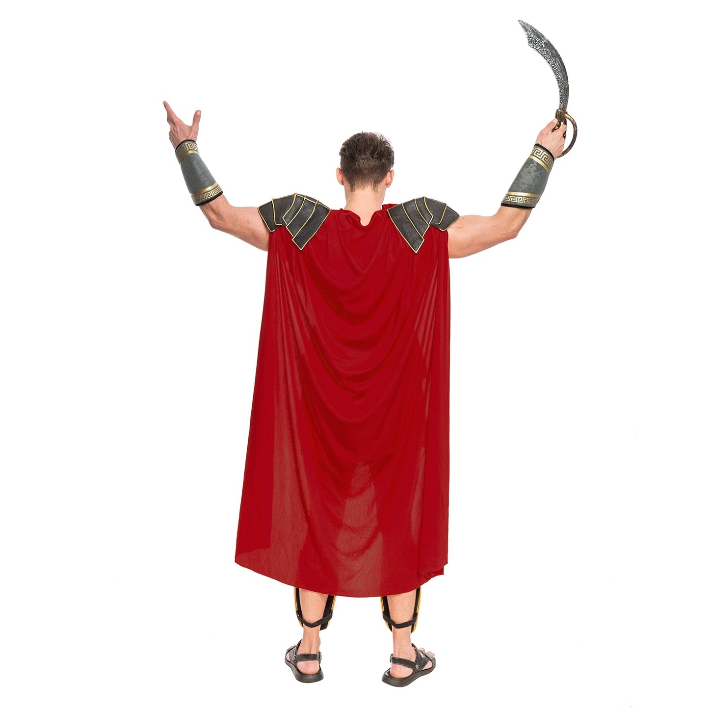 Spooktacular Creations Brave Men’s Roman Gladiator Costume Set for Halloween Audacious Dress Up Party Standard