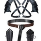 Medieval Knight Leather Belt Shawl