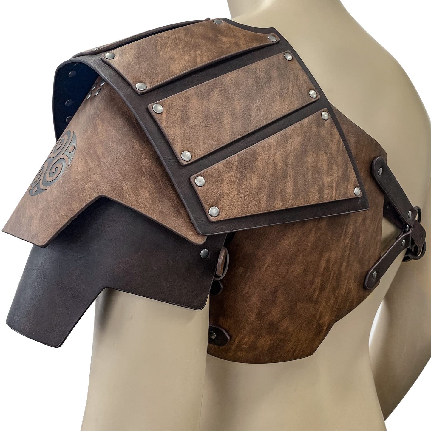 HiiFeuer Viking Faux Leather Single Pauldron