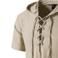 Modern Hemmed Summer Weight Cotton Tunic with Hood