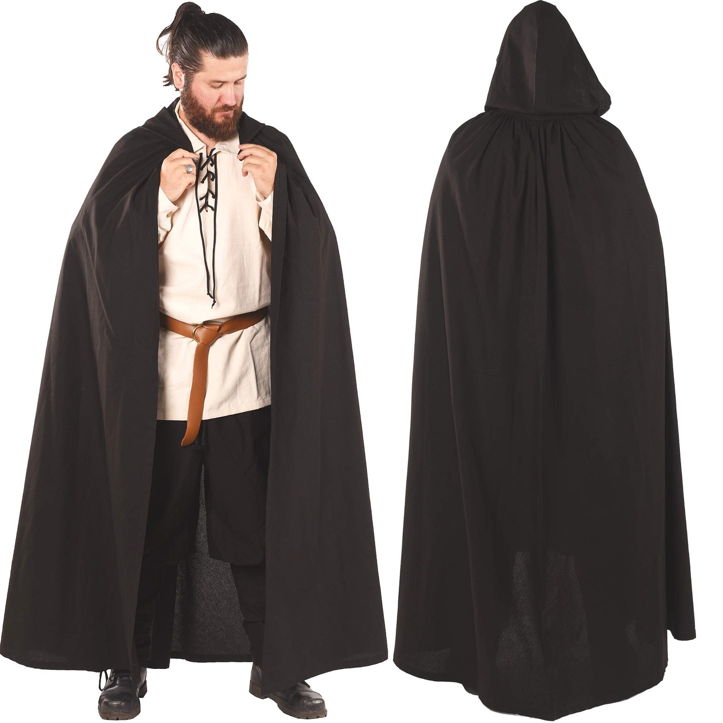 Norse Merchant Medieval Hooded Viking Cape