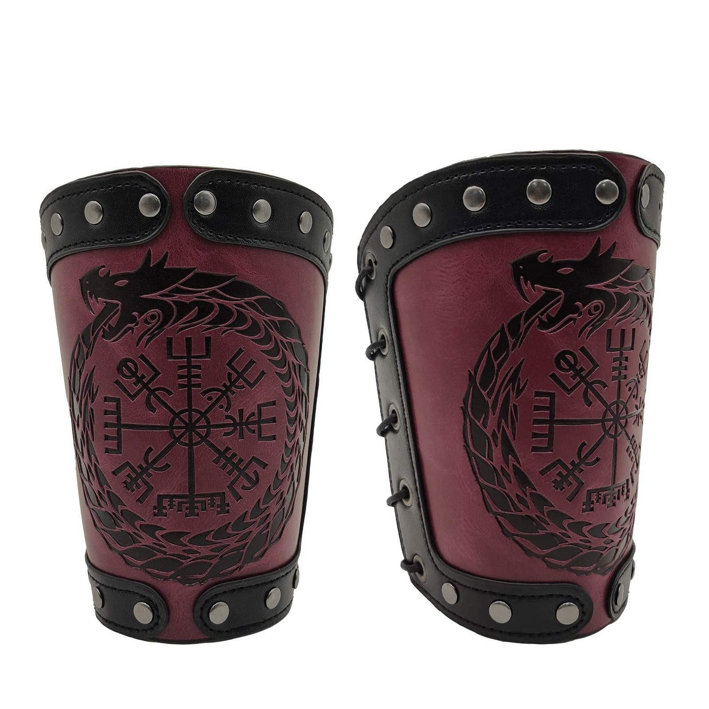 Leather Bracer Arm Cuff Armor Medieval Vambrace