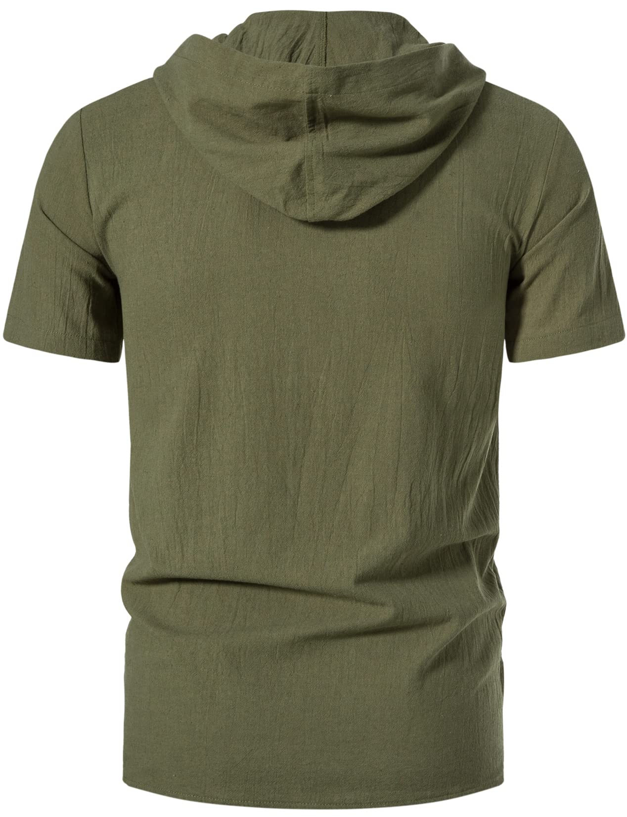 Modern Hemmed Summer Weight Cotton Tunic with Hood