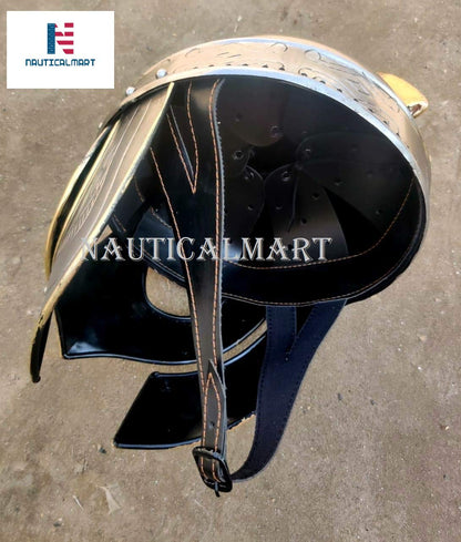 Viking Wolf Ancient Armor Helmet Handcrafted