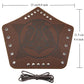 GelConnie Leather Gauntlet Wristband Viking Leather Arm Guard Medieval Armor Bracers Leather Armband Wrist Guards Cosplay Black Leather Bracers