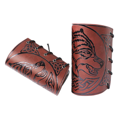 GORGECRAFT Leather Bracers Arm Armor
