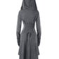 Womens Renaissance Costumes Hooded Robe Lace Up