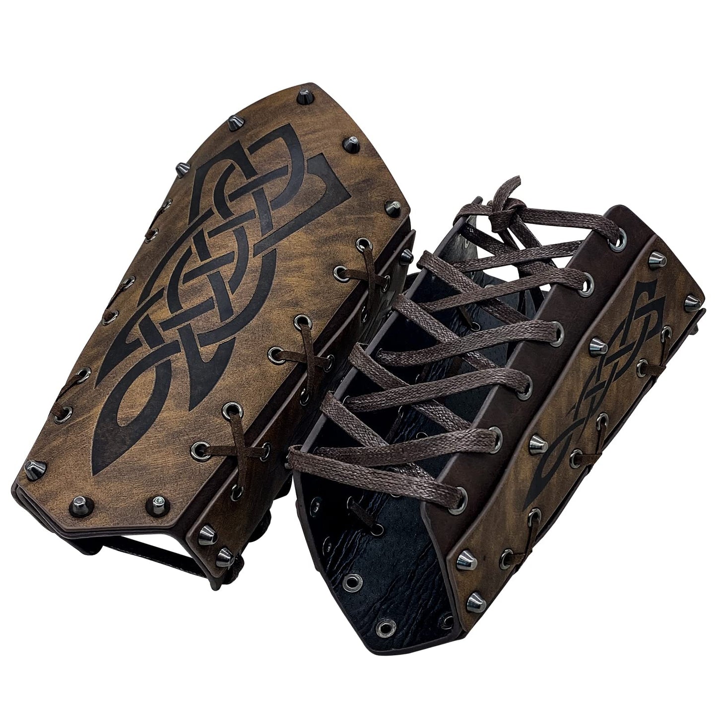 Leather Bracer Arm Cuff Armor Medieval Vambrace