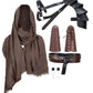 Medieval Knight Leather Belt Shawl