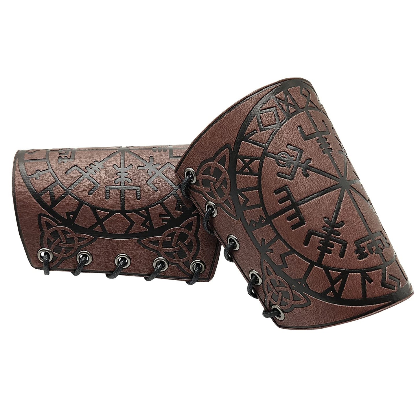 Leather Bracer Arm Cuff Armor Medieval Vambrace