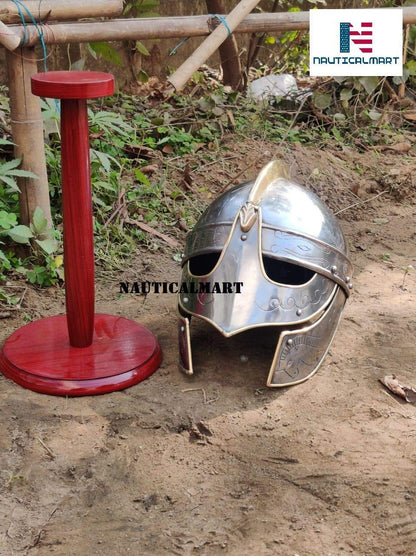 Viking Wolf Ancient Armor Helmet Handcrafted