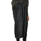 Costume Culture Men's Big Medieval Cape Adult Deluxe Standard Black