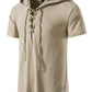 Modern Hemmed Summer Weight Cotton Tunic with Hood