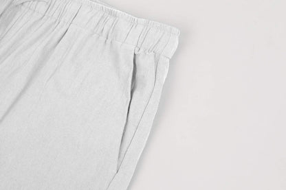 Calf-Length Tie-Hem Ketill Pants