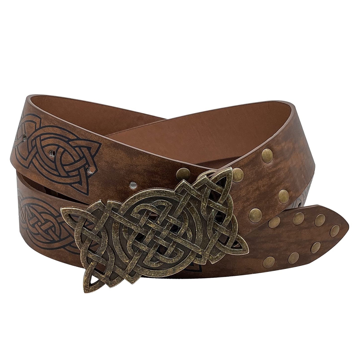 Viking Embossed Buckle Belt