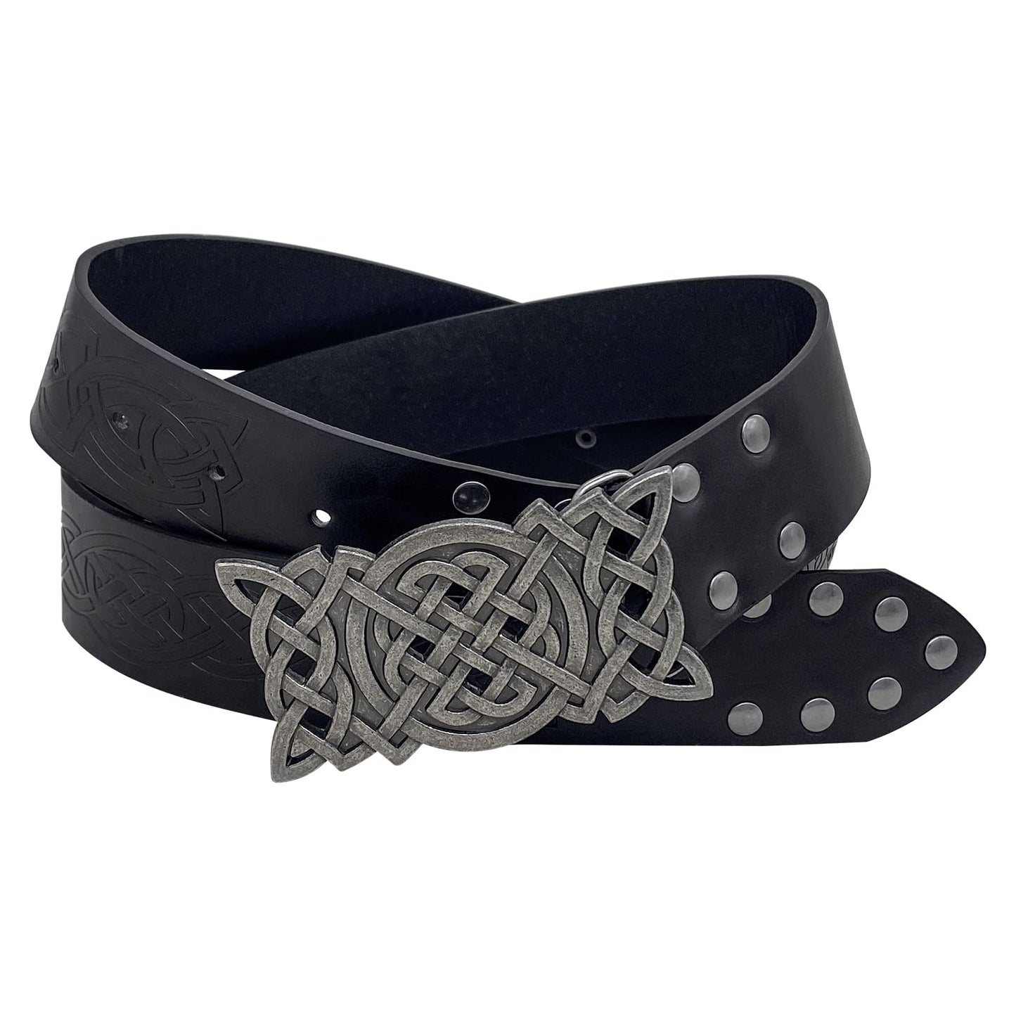 Viking Embossed Buckle Belt