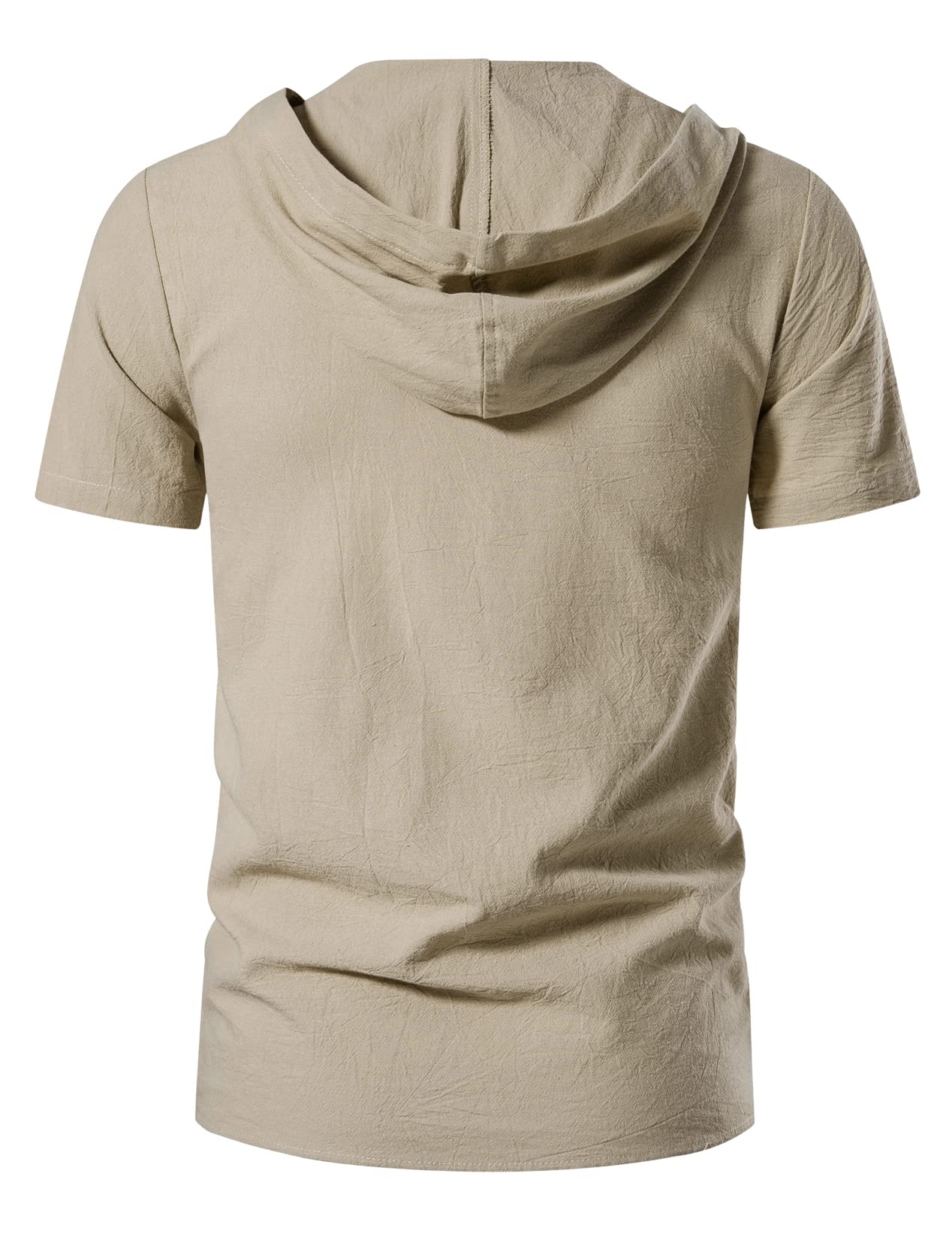 Modern Hemmed Summer Weight Cotton Tunic with Hood