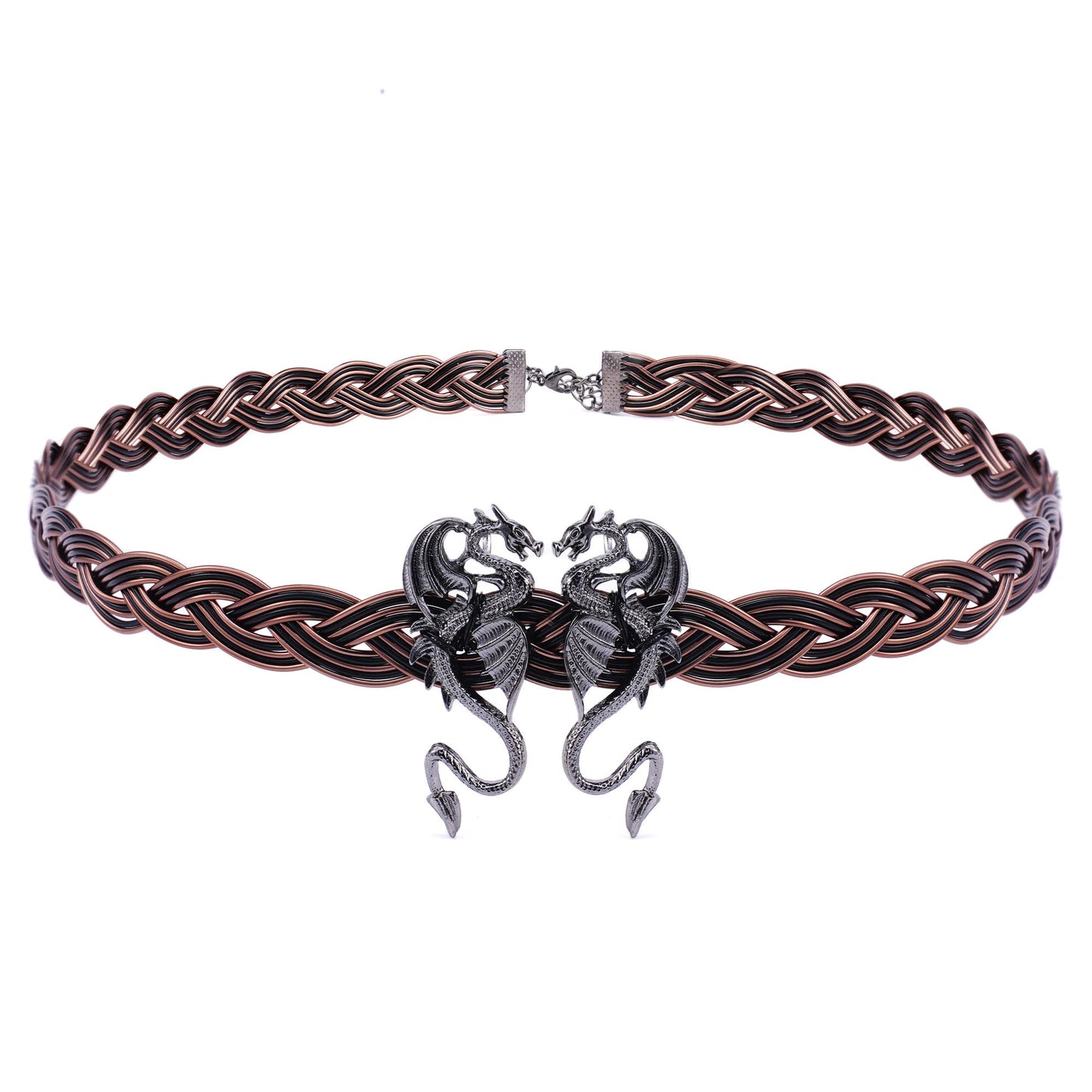 Braided Metal Circlet Crown