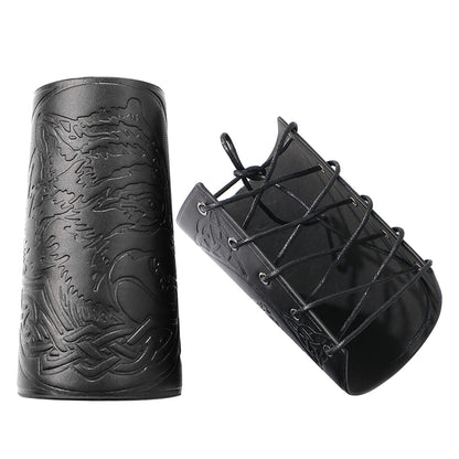 GORGECRAFT Leather Bracers Arm Armor