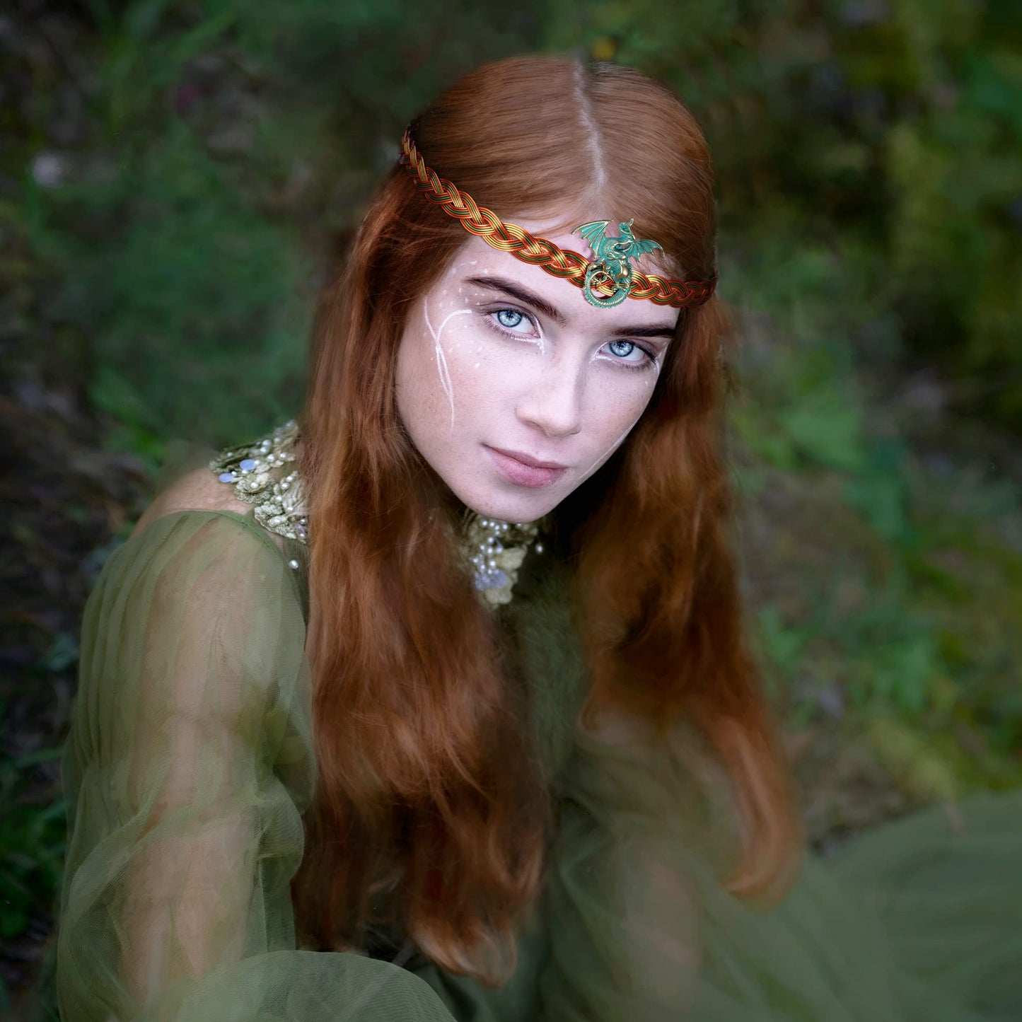 Braided Metal Circlet Crown