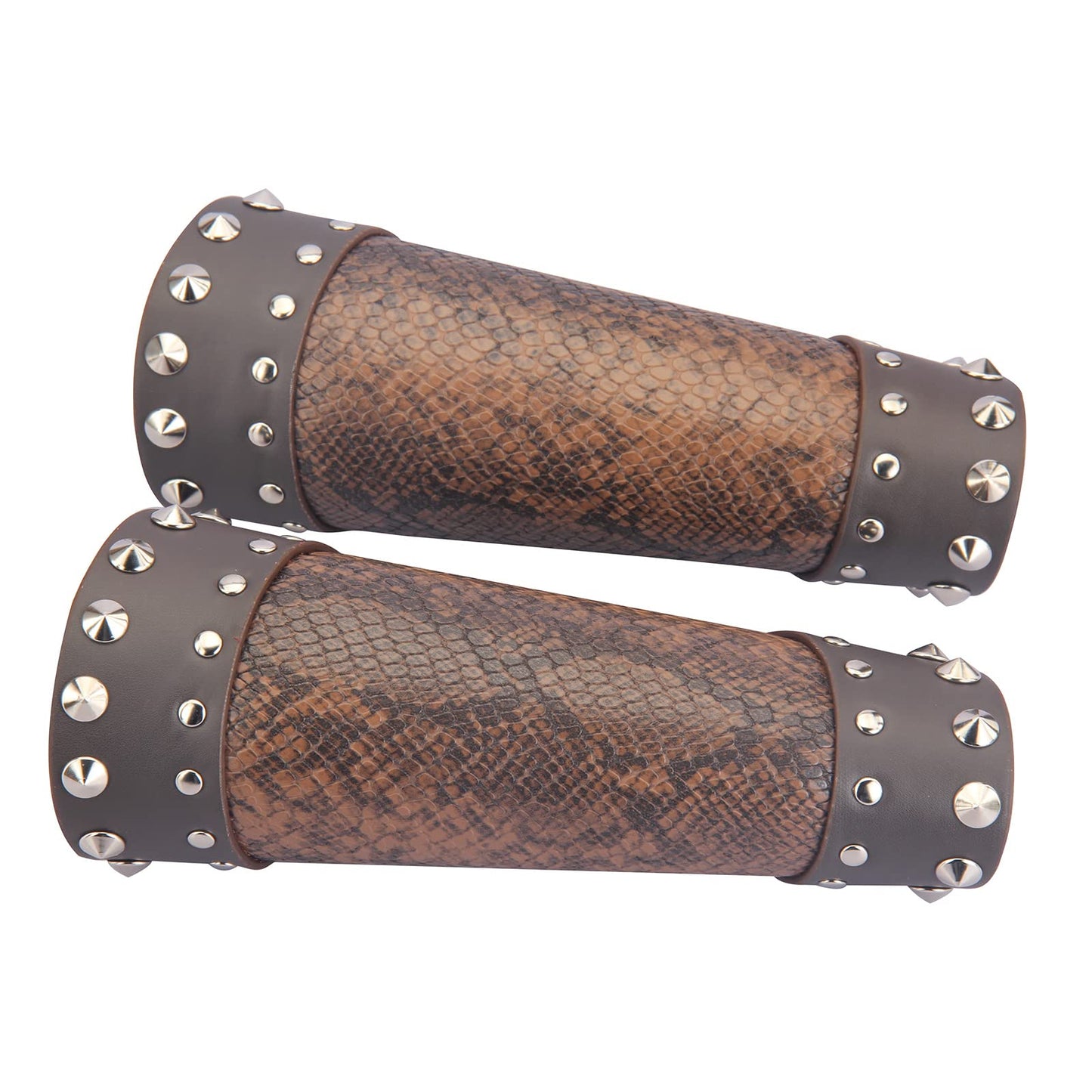 JAOYU Leather Bracers Arm Armor Viking Cuffs