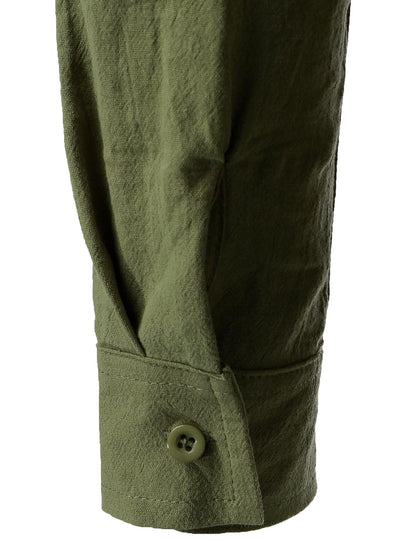 ZEROYAA Men's Medieval Vintage Long Sleeve Lace Up Shirt Renaissance Costume for Halloween Viking Pirate Cosplay XX-Large Army Green