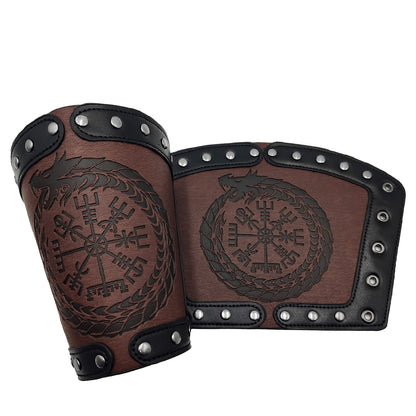 GORGECRAFT Leather Bracers Arm Armor
