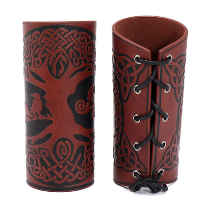 GORGECRAFT Leather Bracers Arm Armor
