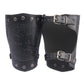 GelConnie Leather Gauntlet Wristband Viking Leather Arm Guard Medieval Armor Bracers Leather Armband Wrist Guards Cosplay Black Leather Bracers