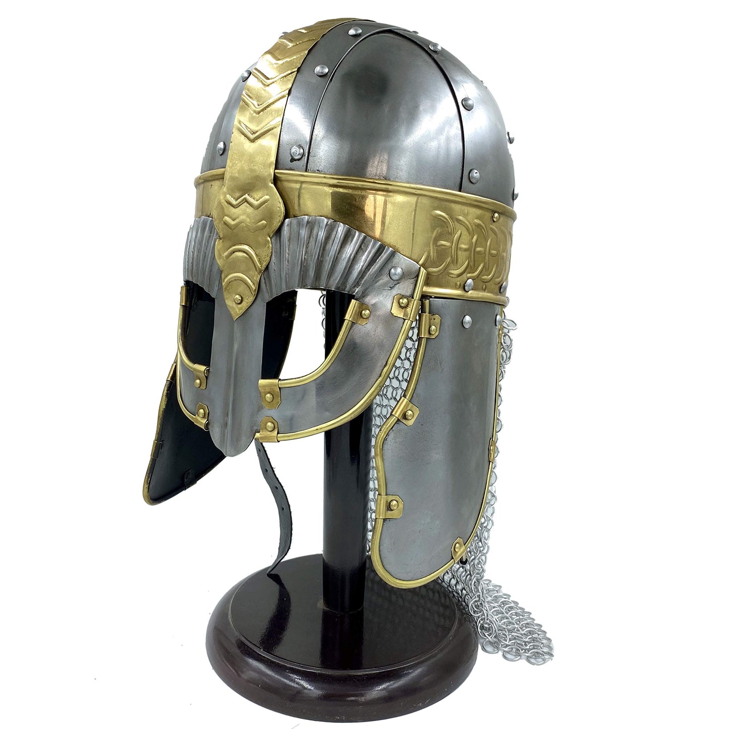 Medieval Norway Viking Mask Spectacle Armor Helmet