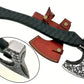 AX-7000 Custom Gift Forged Carbon Steel Viking Axe with Rose Wood Shaft, Viking Bearded Camping Axe (AX-7000) (AX-7000) AX-7000