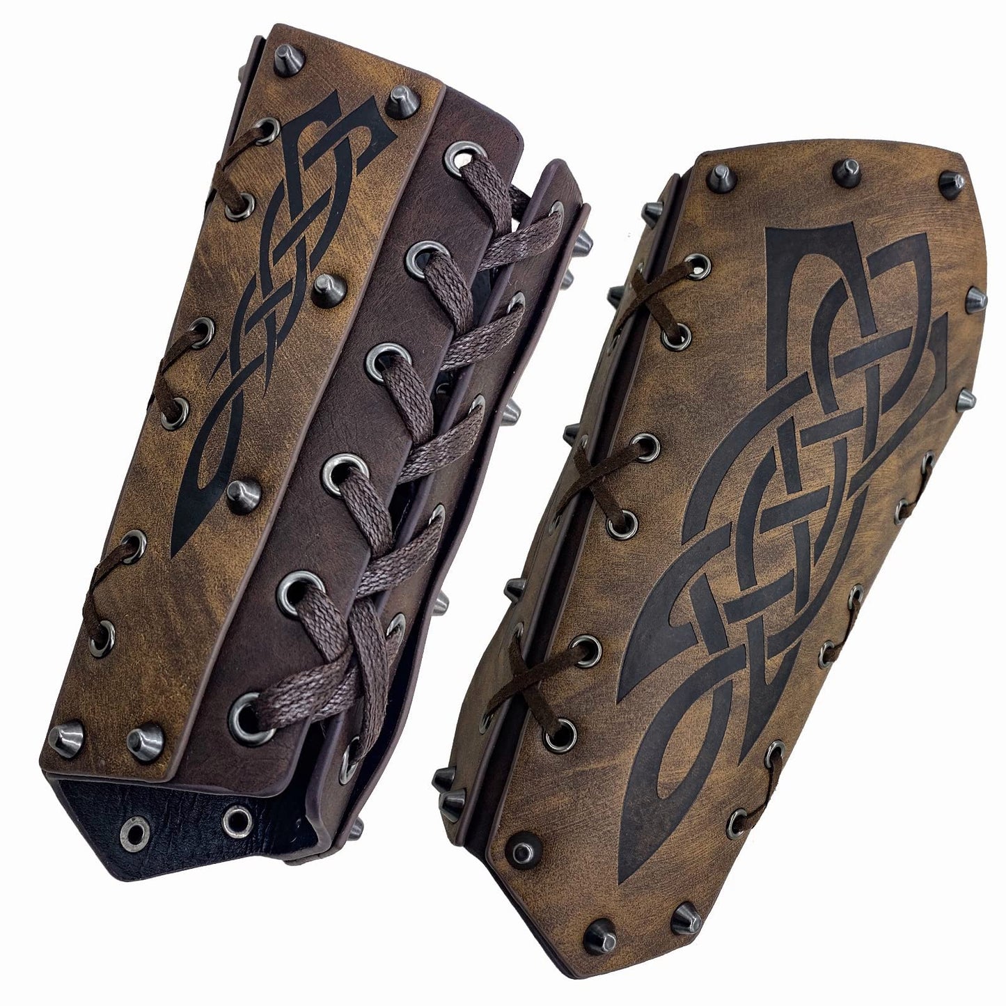 Leather Bracer Arm Cuff Armor Medieval Vambrace