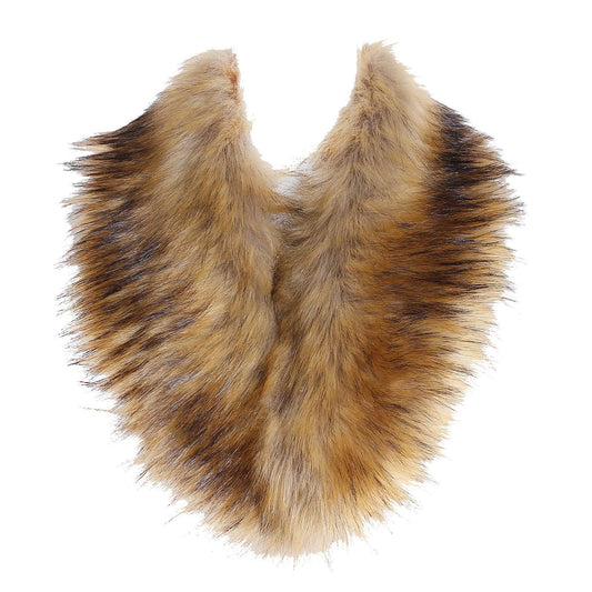 Soul Young Faux Fur Collar Women's Neck Warmer Scarf Wrap 80cm,31.5in A-nature