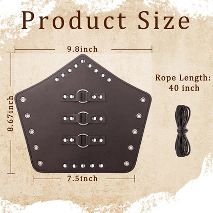 Adults Faux Leather Arm Guards Arm Bracers