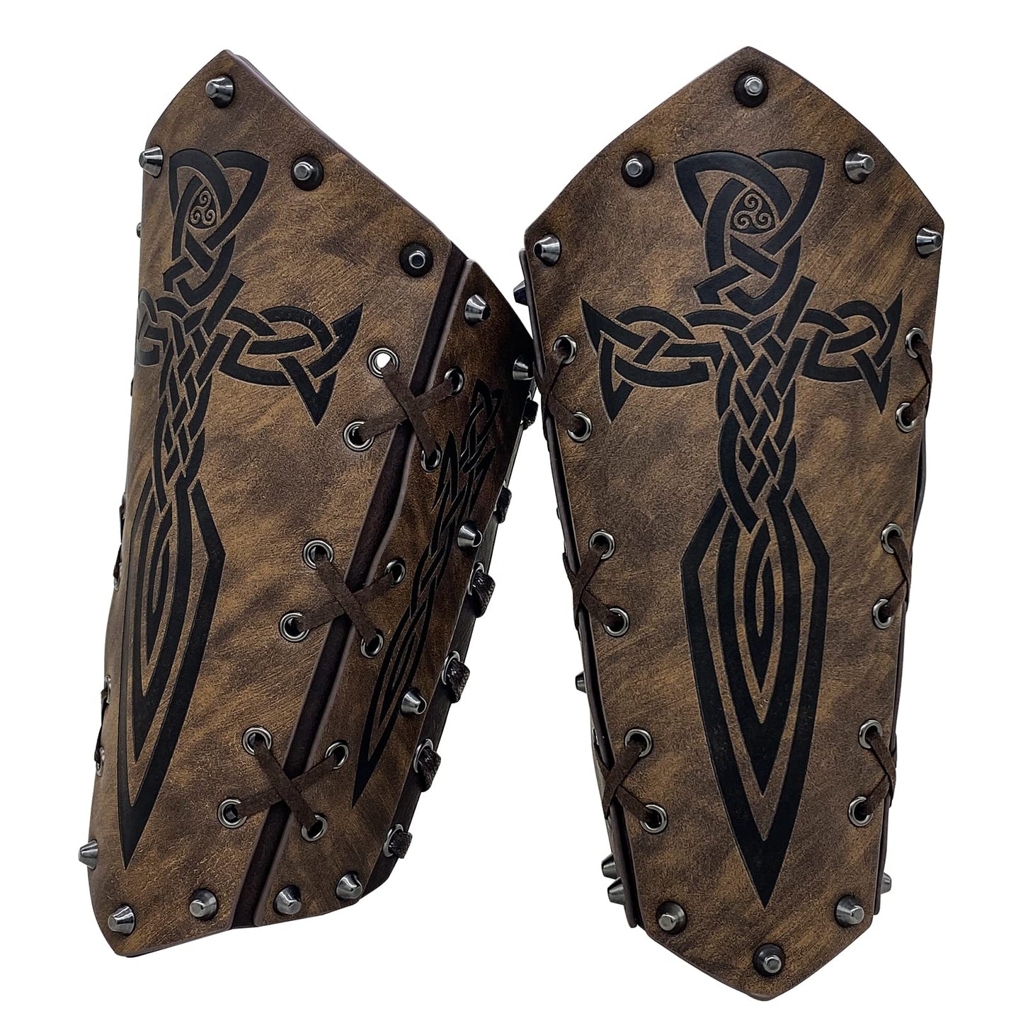 Leather Bracer Arm Cuff Armor Medieval Vambrace