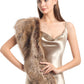 Soul Young Faux Fur Collar Women's Neck Warmer Scarf Wrap 80cm,31.5in A-nature
